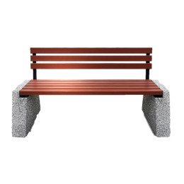 Скамейка со спинкой уличная «Проспект» 